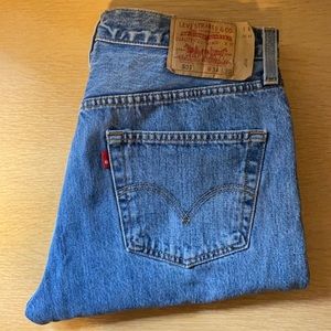 Levi’s 501 button fly jeans